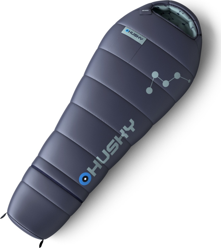 Dětský syntetický třísezónní spacák HUSKY Kids Magic modrý Velikost: onesize