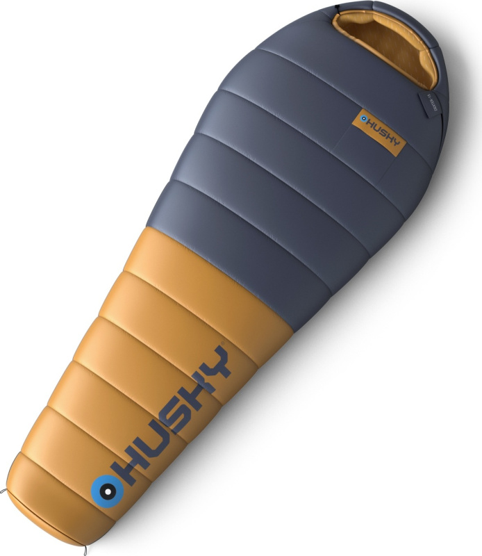 Péřový zimní spacák HUSKY Dexter short blue/orange Velikost: onesize