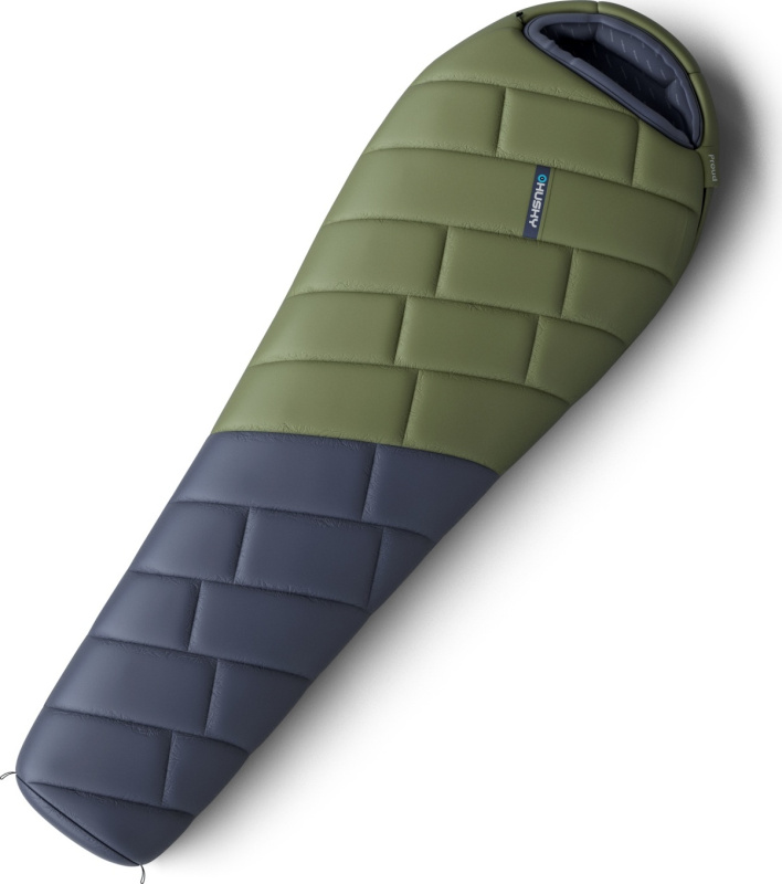 Syntetický zimní spacák HUSKY Proud blue/khaki Velikost: onesize