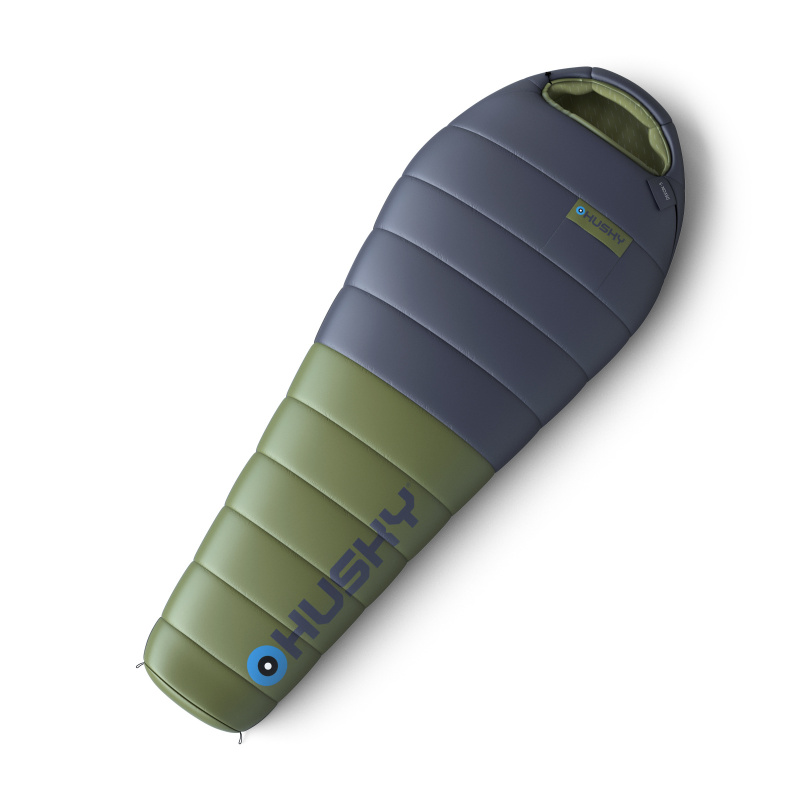 Péřový letní spacák HUSKY Devon blue/khaki Velikost: onesize