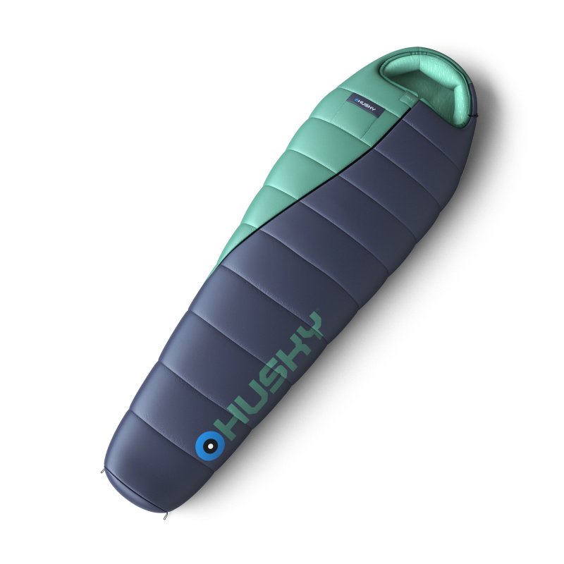 Syntetický třísezónní spacák HUSKY Espace -5°C blue/mint Velikost: onesize