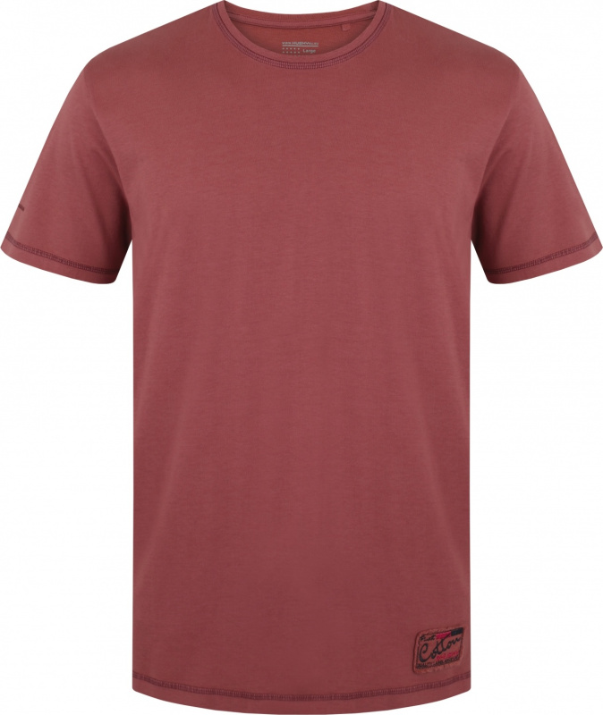 Pánské bavlněné triko HUSKY Tee Base M bordo Velikost: XXXL