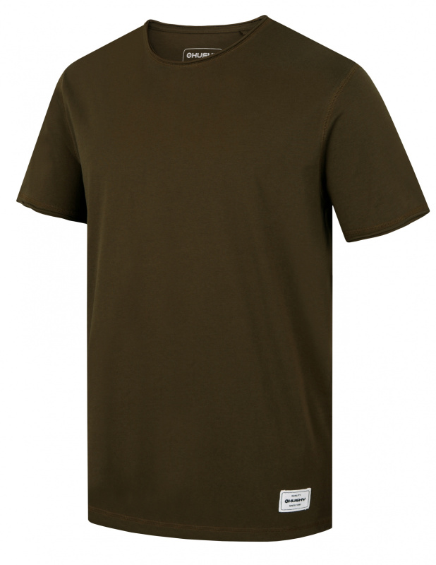 Pánské bavlněné triko HUSKY Tee Base khaki Velikost: M