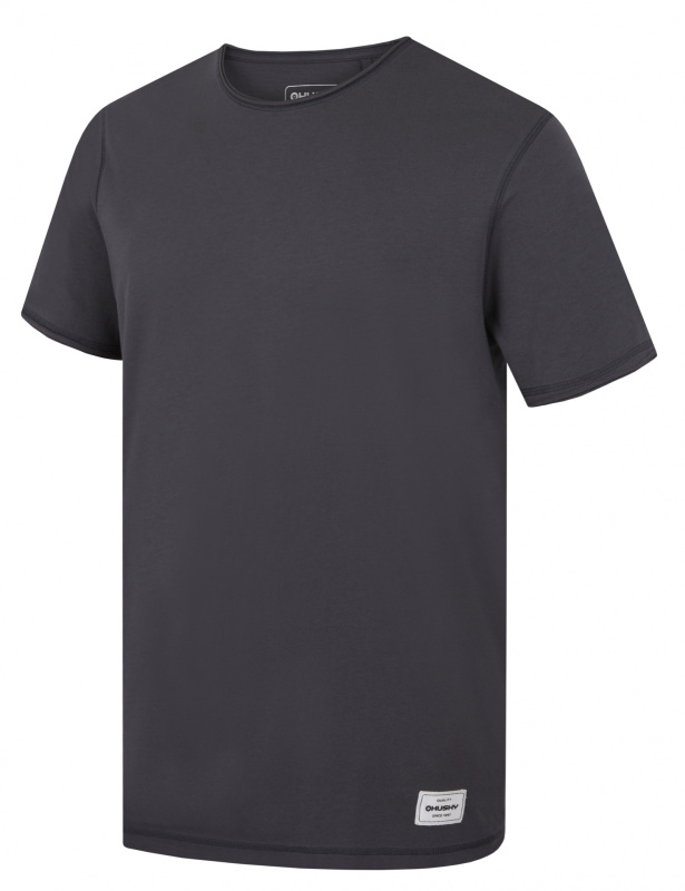 Pánské bavlněné triko HUSKY Tee Base šedé Velikost: S