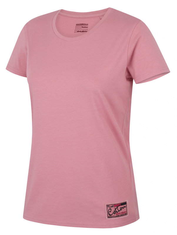 Dámské bavlněné triko HUSKY Tee Base růžové Velikost: XL