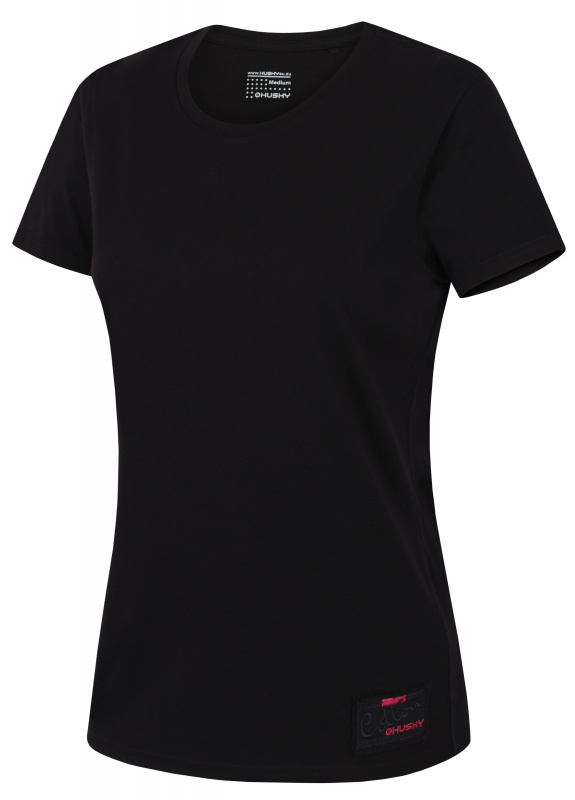Dámské bavlněné triko HUSKY Tee Base černé Velikost: XS
