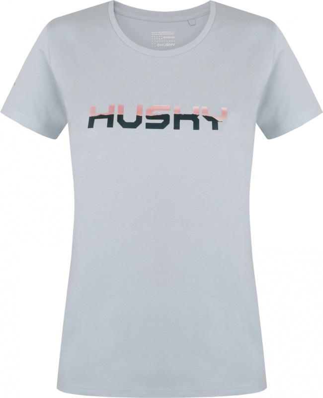Dámské bavlněné triko HUSKY Tee Wild šedé Velikost: XS