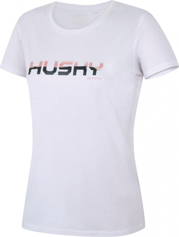 Dámské bavlněné triko HUSKY Tee Wild bílé Velikost: L