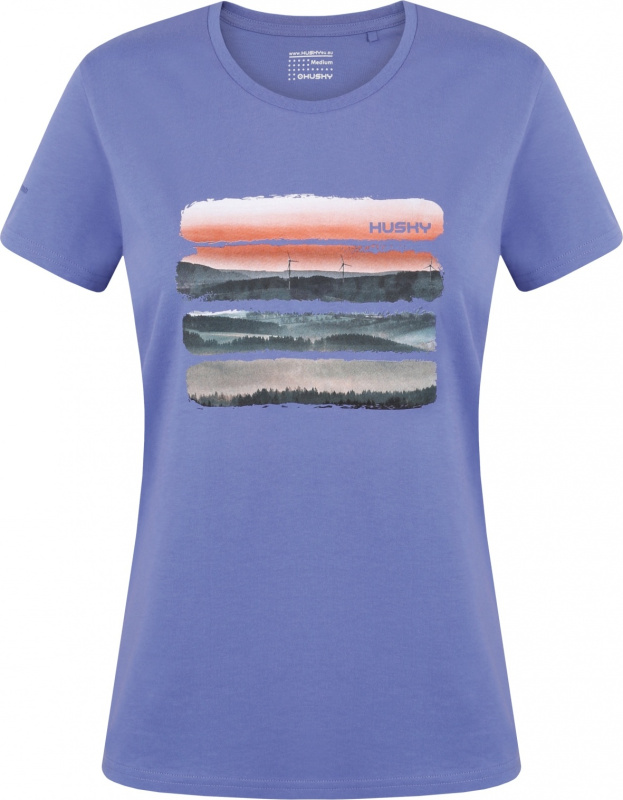 Dámské bavlněné triko HUSKY Tee Vane modré Velikost: XXL