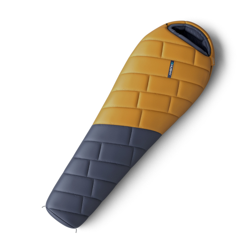 Syntetický zimní spacák HUSKY Proud blue/mustard Velikost: onesize