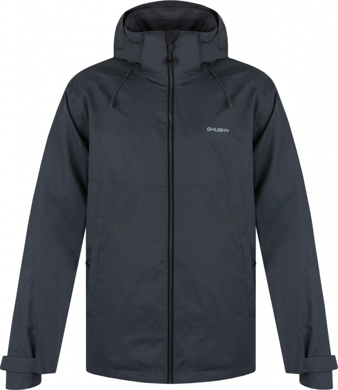 Pánská hardshellová bunda HUSKY Nelory šedá Velikost: XL