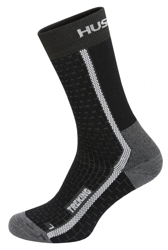 Unisex hřejivé ponožky HUSKY Treking černé Velikost: L (41-44)