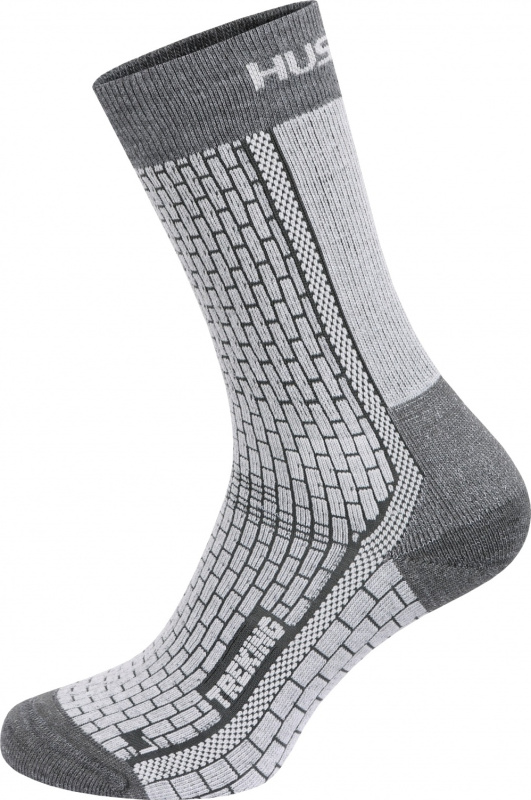 Unisex hřejivé ponožky HUSKY Treking šedé Velikost: L (41-44)