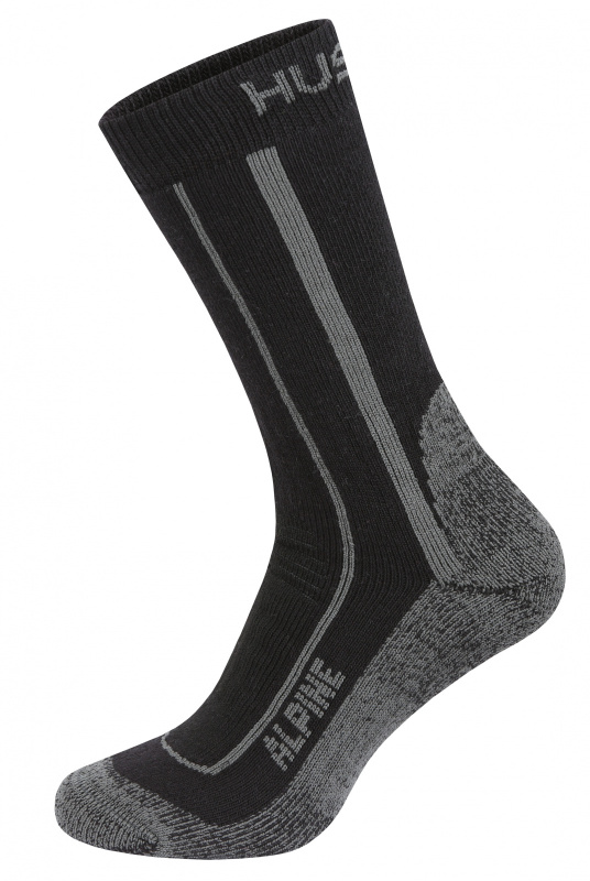 Unisex hřejivé ponožky HUSKY Alpine černé Velikost: XL (45-48)