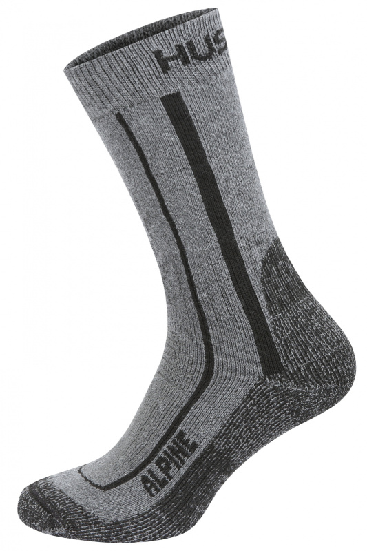 Unisex hřejivé ponožky HUSKY Alpine šedé Velikost: M (36-40)