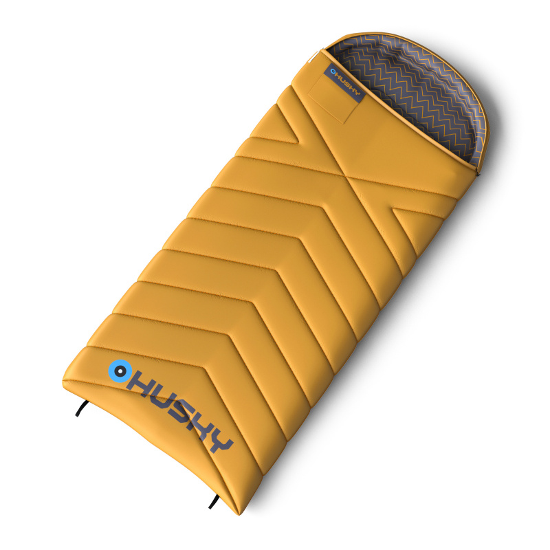 Dekový třísezónní spacák HUSKY Gizmo -5°C mustard Velikost: onesize