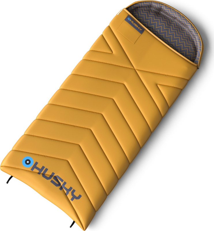 Dekový třísezónní spacák HUSKY Gizmo -5°C mustard Velikost: onesize