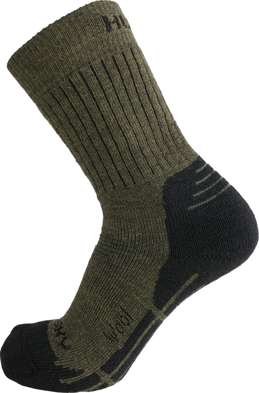 Ponožky HUSKY  All Wool khaki Velikost: L (41-44)