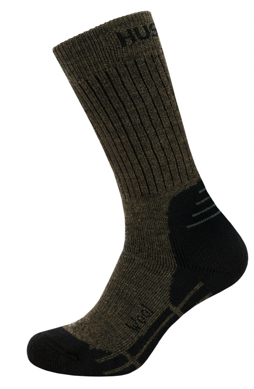 Ponožky HUSKY  All Wool khaki Velikost: M (36-40)