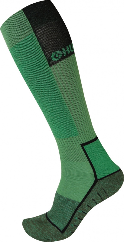 Unisex podkolenky HUSKY Snow-ski zelené Velikost: XL (45-48)