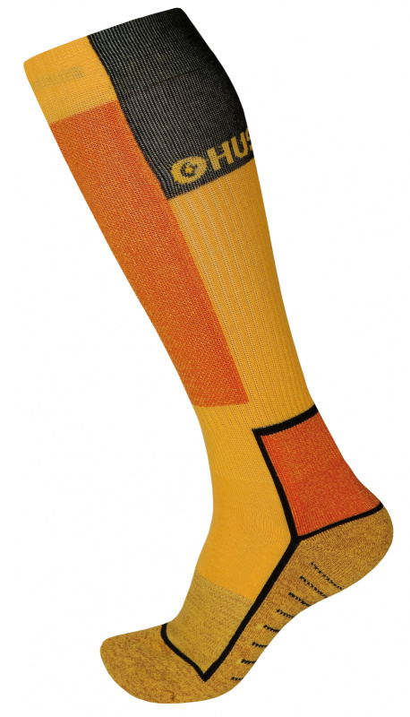 Unisex podkolenky HUSKY Snow-ski žluté Velikost: L (41-44)