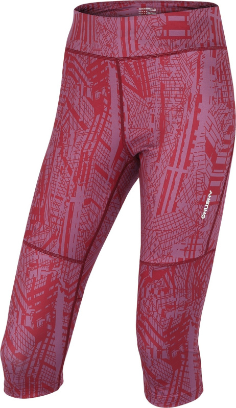 Dámské sportovní 3/4 kalhoty HUSKY Darba červené Velikost: L