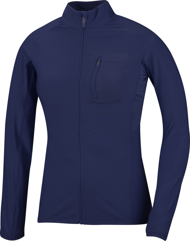 Dámská mikina HUSKY  Tarr zip L tm. modrofialová Velikost: L