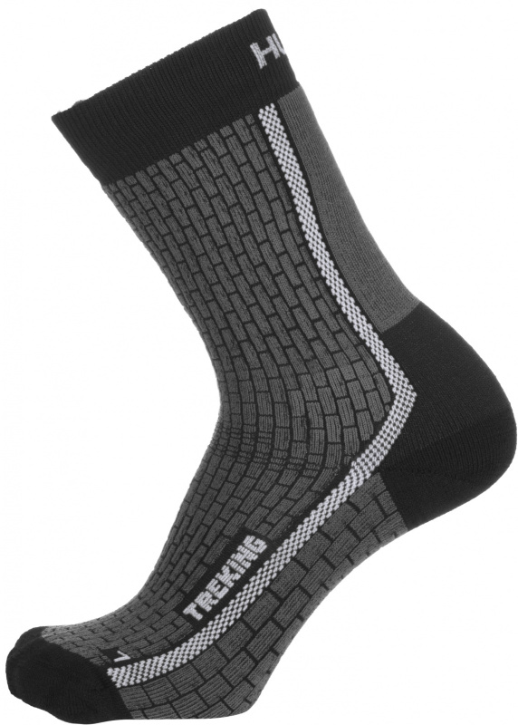 Ponožky  HUSKY Treking antracit/šedá Velikost: M (36-40)