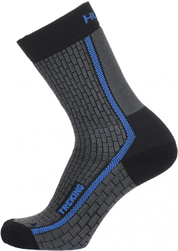 Ponožky HUSKY  Treking antracit/modrá Velikost: M (36-40)