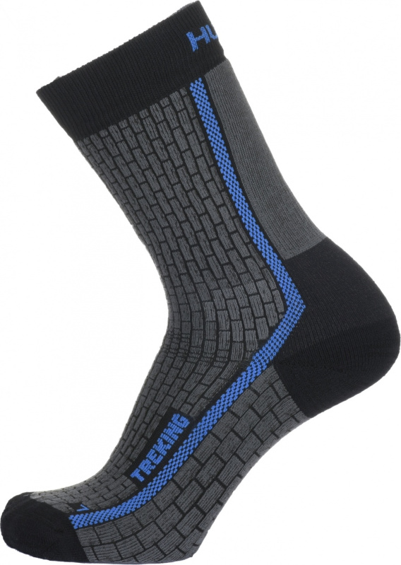Ponožky HUSKY  Treking antracit/modrá Velikost: M (36-40)