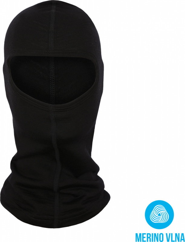 Dětská merino kukla HUSKY Merjack kids černá Velikost: onesize