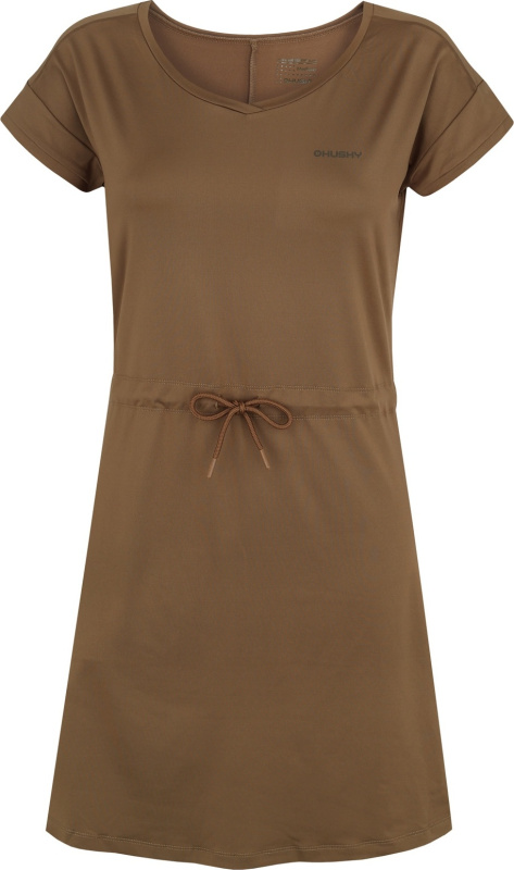 Dámské letní šaty HUSKY Del khaki Velikost: XL