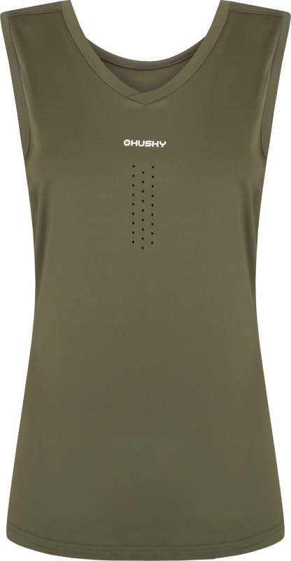Dámské funkční tílko HUSKY Tango khaki Velikost: M