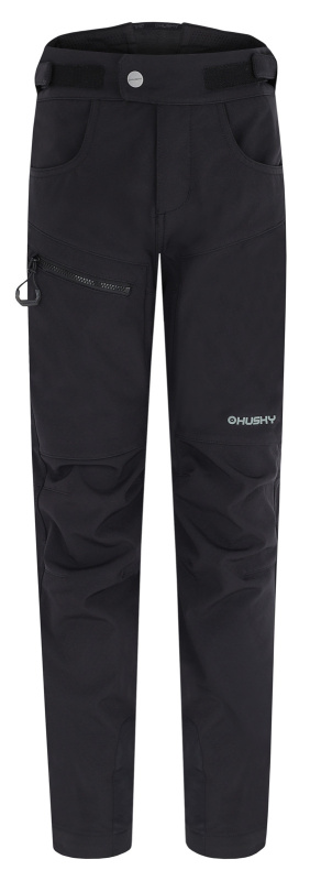 Dětské softshellové kalhoty HUSKY Keson K black Velikost: 134-140