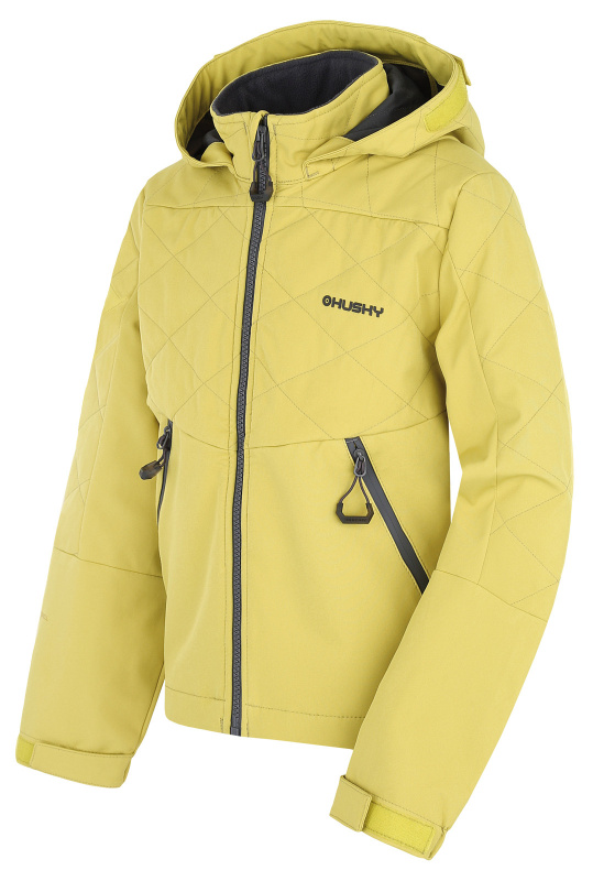 Dětská softshellová bunda HUSKY Salex K lime green Velikost: 122-128