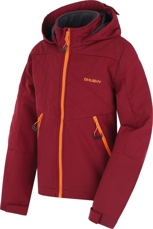 Dětská softshellová bunda HUSKY Salex K bordo Velikost: 122-128