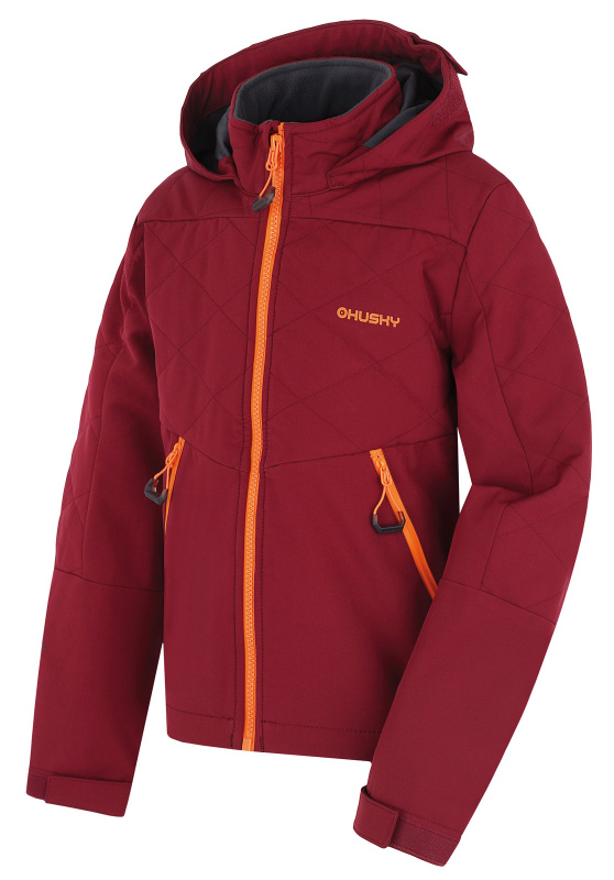 Dětská softshellová bunda HUSKY Salex K bordo Velikost: 140-146