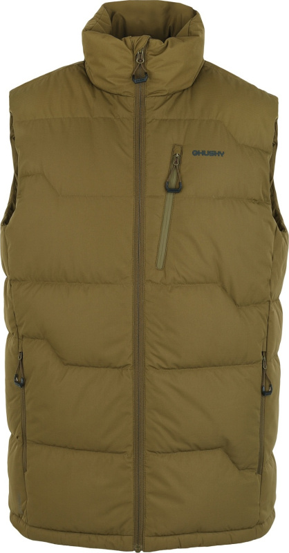 Pánská péřová vesta HUSKY Deep hnědá Velikost: M