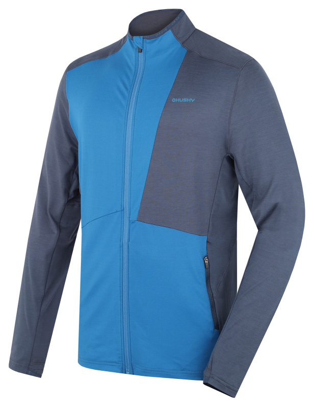 Pánská mikina HUSKY na zip Tarp zip M modrá Velikost: XL