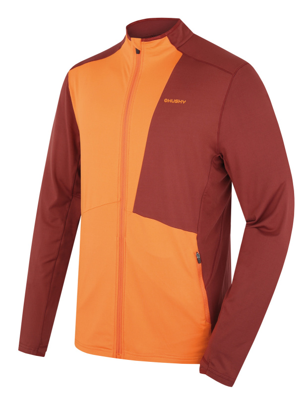 Pánská mikina HUSKY na zip Tarp zip oranžová Velikost: XL