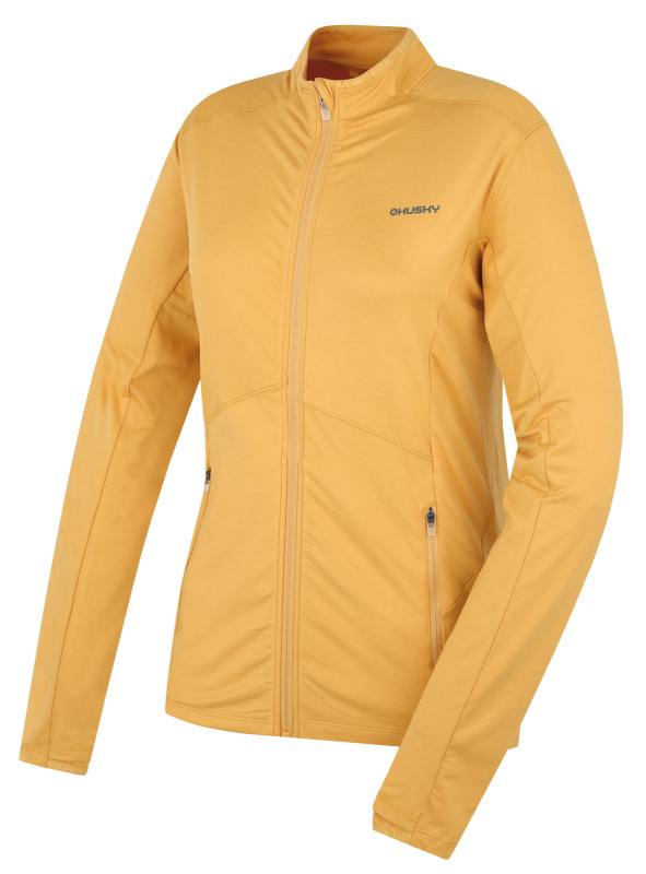 Dámská mikina HUSKY Tarp zip L light yellow Velikost: L