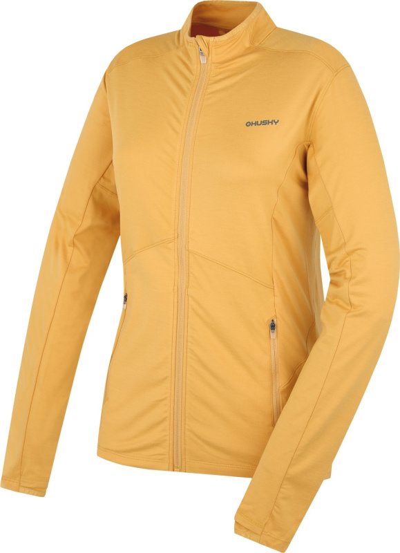 Dámská mikina HUSKY Tarp zip L light yellow Velikost: L