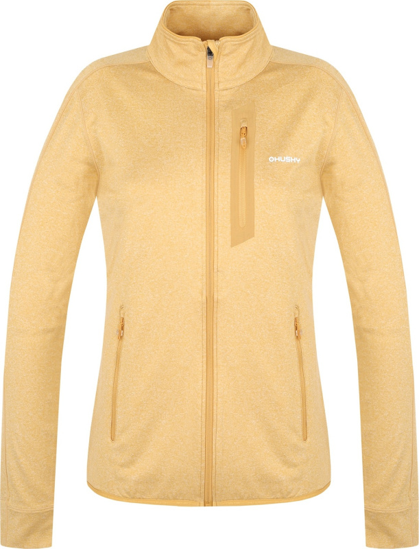 Dámská mikina HUSKY na zip Ane L žlutá Velikost: M