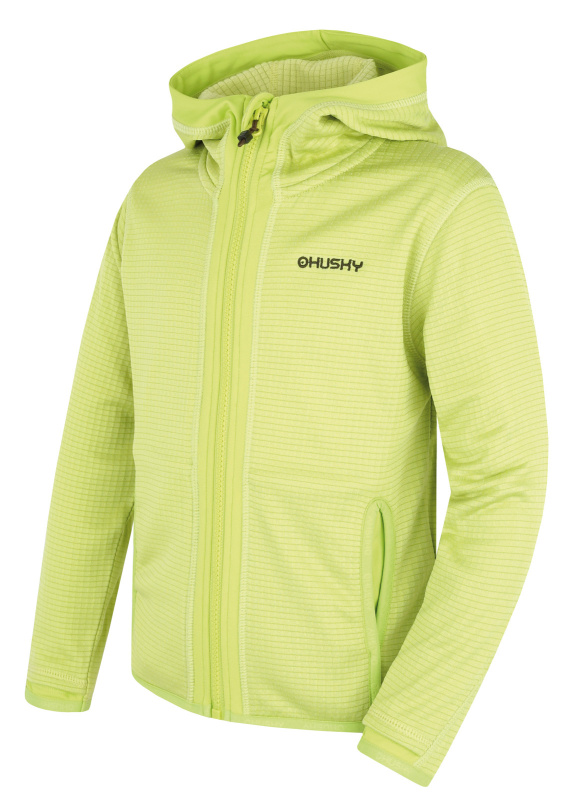 Dětská mikina HUSKY Artic Zip K bright green Velikost: 122-128
