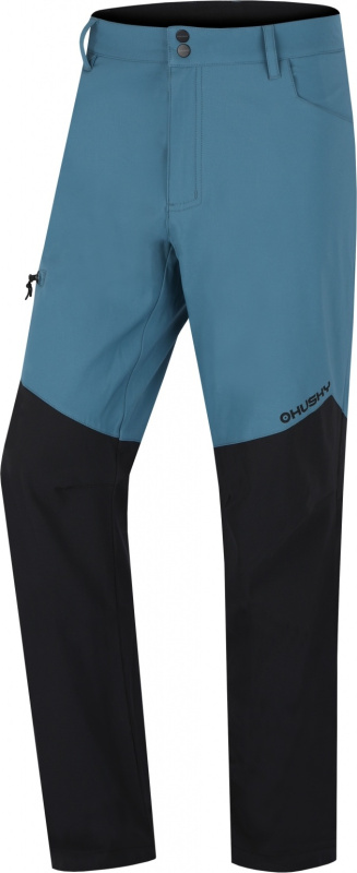 Pánské softshellové kalhoty HUSKY Kavia M turquoise/black Velikost: XXXL