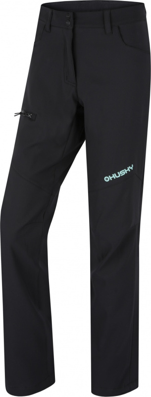 Dámské softshellové kalhoty HUSKY Kavia černé Velikost: S