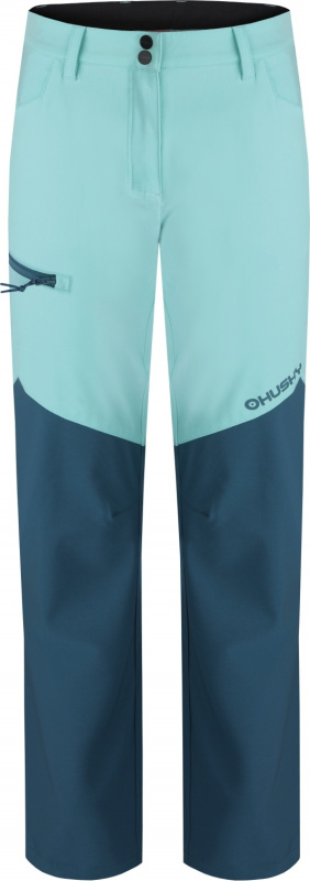 Dámské softshellové kalhoty HUSKY Kavia modré Velikost: S