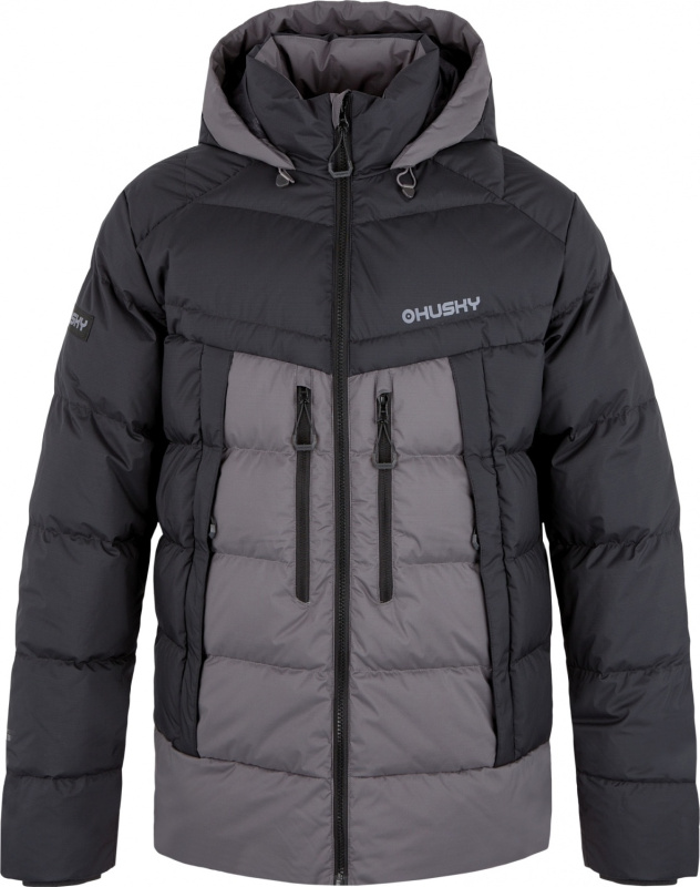 Pánská péřová bunda HUSKY Durra černá Velikost: L