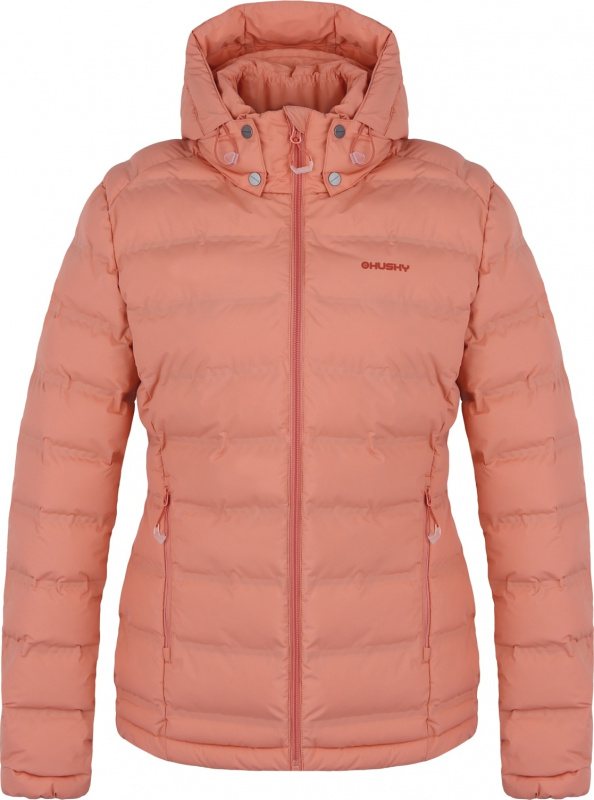 Dámská plněná bunda HUSKY Nenie oranžová Velikost: M