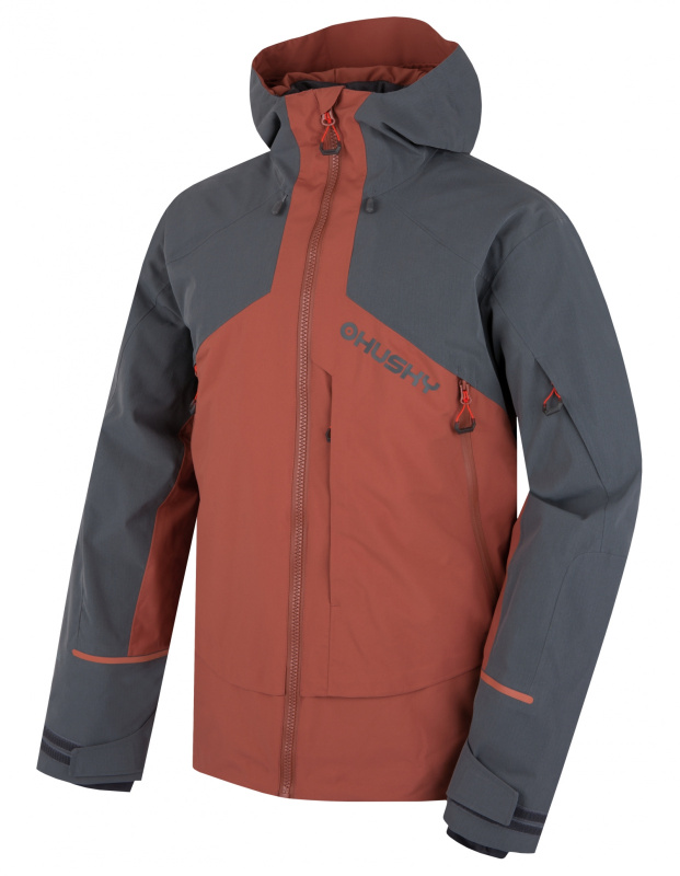 Pánská lyžařská bunda HUSKY Geilo hnědá Velikost: XXL